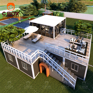 Nhà lắp ghép Cbox, văn phòng đơn giản, biệt thự, phòng tắm nắng, chất liệu thép, phòng khách, văn phòng dự án, nhà lắp ghép container - Product Image 4