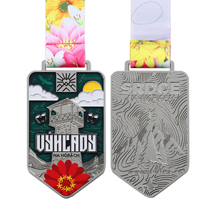 Medallas Personalizadas de Aleación de Zinc Fundidas a Presión, Medallas Deportivas de Esmalte 3D para Senderismo al Aire Libre, Logotipo Metálico para Eventos de Senderismo, Maratones y Recuerdos - Product Image 1