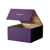 Boîtes cadeaux en papier de luxe personnalisées, pour perruques, chaussures, parfums, bijoux, vêtements, avec ruban, poignée, fermeture magnétique pliable