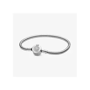 Vente directe du fabricant, vente en gros, <span class=keywords><strong>bracelet</strong></span> en os de serpent classique en laiton plaqué argent avec zircon, <span class=keywords><strong>bracelet</strong></span> DIY pour femmes et hommes, cadeaux - Product Image 6