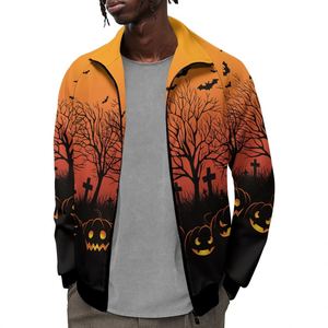 Giacche di Halloween da uomo con collo alto Raglan <span class=keywords><strong>felpa</strong></span> giacca nera Bat <span class=keywords><strong>Spider</strong></span> giacche da uomo cappotto a cerniera antivento alla moda cappotti - Product Image 4
