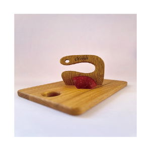 Couteau en <span class=keywords><strong>bois</strong></span> Montessori sûr pour enfants : Ustensile de jeu pour tout-petits, en <span class=keywords><strong>bois</strong></span> de chêne - Product Image 1