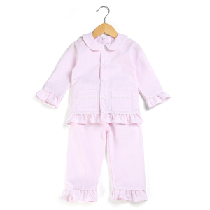 Set di pigiami per bambini con pigiami per bambini con coppia di seersucker di primavera - Product Image 3