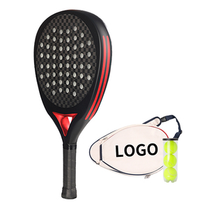 Versión mejorada 12K 18K, cabeza de carbono, protector personalizado, pala, raqueta de tenis, raqueta de pádel - Product Image 4