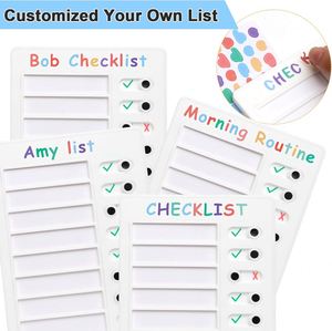 Tableros Magnéticos en Blanco para Listas de Tareas, Tableros de Lista de Tareas para Niños con Pegatinas de 4 Colores, Tabla de Tareas Adhesiva, Lista de Tareas Diaria - Product Image 3