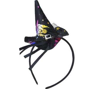 Diademas de Calabaza y Araña para Halloween, Diademas de Sombrero de Bruja y Mago para Niños y Adultos, Venta al Por Mayor - Product Image 2