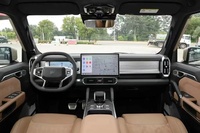 Mobil SUV Hibrida Kecepatan Tinggi Jetour Shanghai T2 2024, Performa Mobil Listrik Kendaraan Energi Baru Chery Traveller 2024 Jtetour T2