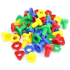 Ensemble de boulons et d'écrous éducatifs pour enfants jouets d'illumination, jouets à vis en plastique pour développer la motricité pour bébé, jouet d'assemblage à vis - Product Image 2