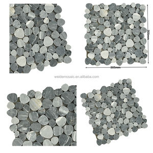 Piastrelle a Mosaico in <span class=keywords><strong>Marmo</strong></span> a Forma di Pera Moderne, Resistenti all'Acqua e Antiscivolo per Pareti Interne, Rivestimenti Bagno e Pavimenti Esterni - Product Image 2
