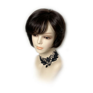 Peluca de Cabello Humano con Clip de 7 Pulgadas, Ligera, Colores Naturales, Transpirable, Cómoda, para Uso Diario - Product Image 1