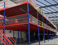 Planchers mezzanine de stockage de pièces automobiles, systèmes de stockage organisés à usage intensif pour pièces de rechange, pneus et composants