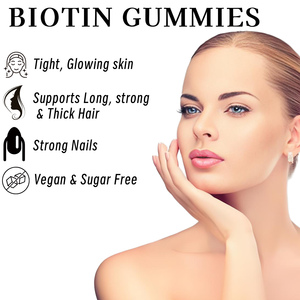 Vente en gros d'usine : Gommes à la biotine avec biotine sodique pour la production corporelle de protéines et d'enzymes nécessaires à la santé des cheveux - Product Image 2