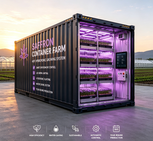 Serre tunnel agricole à film simple avec contrôle intelligent de la température, personnalisée pour la culture du safran - Product Image 1