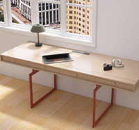 Escritorio de Madera Sólida de Lujo Personalizable, Diseño Moderno con Cajones, Ergonómico para el Hogar/Oficina