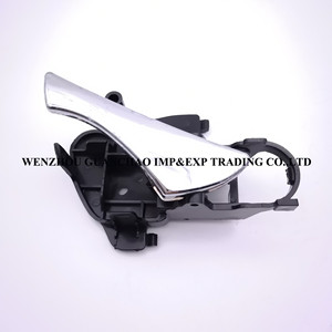 มือจับประตูรถยนต์ Daewoo Nubira รุ่น 96296168 สีโครเมียมเงิน ฝาครอบมือจับด้านนอก - Product Image 1