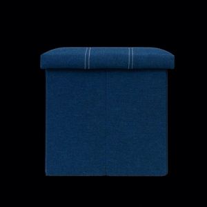 Modern Stool Living Room Furniture <b>Storage</b> <b>Box</b> <b>Fabric</b> Stainless Steel Bamboo Highest Quality Sample Available Stools Counter - Product Image 5
