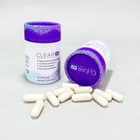 Vente en gros Emballage de capsule biodégradable de luxe Boîte d'emballage de capsule de suppléments de tube de papier artisanal d'impression personnalisée