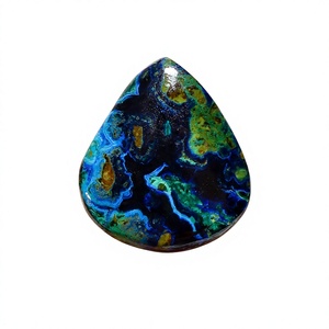 Top Grade Qualité 100% Naturel Azurite Malachite Poire Forme Cabochon Magnifique Pierre Précieuse En Vrac pour La Fabrication De Bijoux - Product Image 1