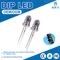 Diodo LED da 5mm di Alta Qualità, Luce Verde, Tensione Inversa Massima 5V, Confezione Through Hole