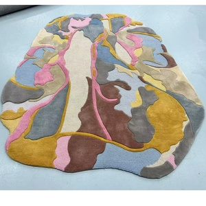 Chất lượng cao làm bằng tay Thiết kế thảm sang trọng phòng khách lớn Thảm Acrylic dày khu vực thảm - Product Image 4