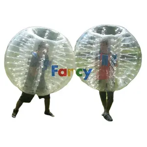 inflatable zorb ball zipper/roll inside inflatable ball/giant human bubble ball