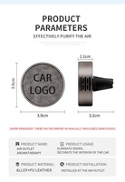 Difusor de Perfume para Auto al por Mayor, Ambientador para Auto, Fragancia para Auto con Logotipo Personalizado, Difusor de Aroma para Auto para Regalo