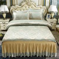 Parure de lit jacquard personnalisable de luxe, style européen-américain, motif végétal, pour la maison et l'hôtel – Offre spéciale