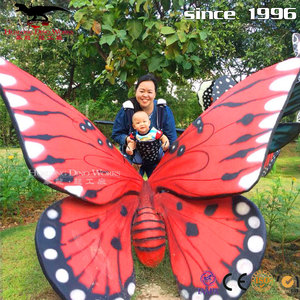 Animatronic <span class=keywords><strong>Butterfly</strong></span> Custom ized Schmetterling Replik Garten Dekor Schmetterling Skulptur Outdoor Riesen Insekten Statue für Park - Product Image 2