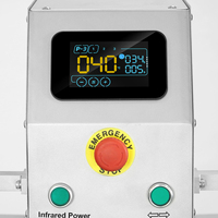 Presse à chaud pneumatique double station Microtec TITAN XP-24P 16x24 pouces avec alignement laser pour impression DTF par sublimation