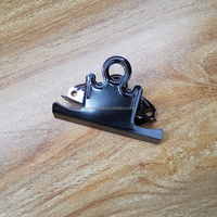 Clips de panneau publicitaire en Nickel noir 78mm pince de presse-papiers papillon en métal pour Menus de Restaurant en bois livre de recettes