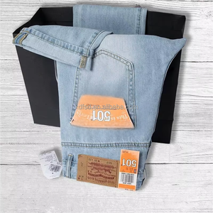 Jeans de Hombre de Marca, al por Mayor, Nueva Moda, Diseño Personalizado, Logotipo Personalizado, Estilo Casual de Negocios, Serie Denim, Ropa de Trabajo, Tallas Grandes - Product Image 1