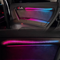 Éclairage d'ambiance dynamique pour tableau de bord version empattement court pour Audi Q5 2018-2025, bande LED d'ambiance, accessoires de console centrale