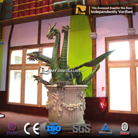 Z MY DINO Nouveau dragon animatronique monstre à trois têtes avec des ailes
