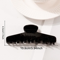 Nouvel Arrivage : Pince à Cheveux Coréenne Simple Couleur Bonbon, Type Requin, pour Chignon, avec Logo Personnalisé, Accessoire pour Cheveux pour Femmes