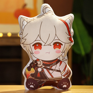 หมอนอะนิเมะน่ารัก Genshi ลดแรงกระแทกของมังงะ Xiao Zhongli arataki <span class=keywords><strong>itto</strong></span> Tartaglia หมอนตุ๊กตายัดไส้ของเล่น - Product Image 1