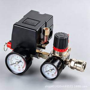 Válvula Reguladora de Presión para Compresor de Aire ZY con Manómetros y Interruptor Automático para Uso Industrial - Product Image 2