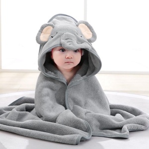Serviette <span class=keywords><strong>de</strong></span> <span class=keywords><strong>bain</strong></span> à capuche pour <span class=keywords><strong>bébé</strong></span> motif animal <span class=keywords><strong>de</strong></span> dessin animé, peignoir absorbant pour enfants, <span class=keywords><strong>cape</strong></span> en coton pour nouveau-né, couvertures d'emmaillotage - Product Image 2