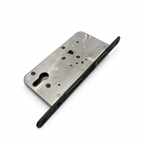 En gros 7255 Corps de serrure de porte à mortaise en fer à double languette magnétique silencieuse avec cylindre de serrure pour ensemble de serrure de porte intérieure en bois