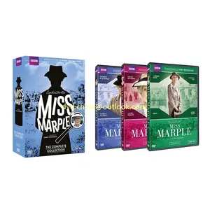 Miss Marple Season 1-3 Complete Series 9 Discs Collection DVD BOXED SETS Movies Factory Wholesale TV Show Video Disk Manufacture