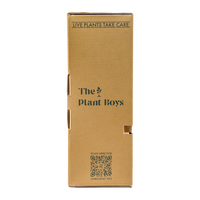 Cajas de Cartón Corrugado Personalizables para Envío de Plantas, Flores y Vegetales en Maceta, con Laminado Brillante