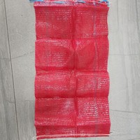 Sac en maille PP à tricotage circulaire pour l'emballage des oignons rouges, 60 * 90 cm, 65 * 95 cm
