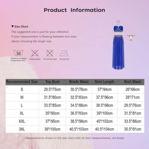 Traje de Danza del Vientre para Mujer, Top Corto y Falda con Braguitas Metálicas, para Cosplay, Fiestas, Espectáculos, Eventos Temáticos, Danza del Vientre - Product Image 6