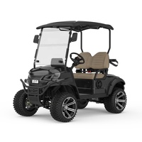 Voiturette de golf électrique à 2 places, alimentée au lithium, fabriquée par Borcart, OEM, sur mesure, 4 roues, pour le transport sur les terrains de golf