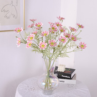 Fleur Artificielle Pastorale Gesang Cosmos Nordique pour Décoration Intérieure Salon, Ensemble de Mariage, Imprimée en 3D et Moulée par Injection