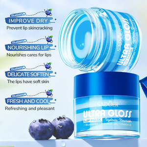 <span class=keywords><strong>Masque</strong></span> Lèvres Hydratant Nuit Sadoer Vegan Bio Hydro Lock 25g Personnalisé Sous Marque Privée, à la Myrtille et à la Pêche, Effet Peel-Off - Product Image 2