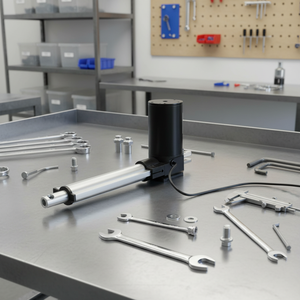 Asta di Spinta Elettrica 3000N 24V a Basso Rumore per Piattaforma di Sollevamento Letto, Controllore Sincrono per Letto da Massaggio - Product Image 4