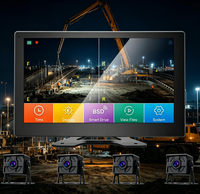Fabrika Çıkışlı Tam Özelleştirilebilir 4 Kanallı BSD Kamyon İzleme Sistemi Kamerası 10" Dokunmatik IPS TFT LCD DVR Kaydedici Gece Görüşlü Geniş Voltajlı