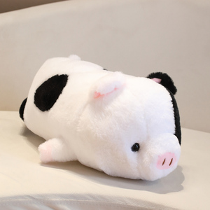 40cm 50cm Super Soft Kawaii <span class=keywords><strong>Pig</strong></span> Stuffed Animal Adorable Plush Pink <span class=keywords><strong>Pig</strong></span> Animal Pillow Home Decor Hugging Cuddly Pillows - Product Image 1