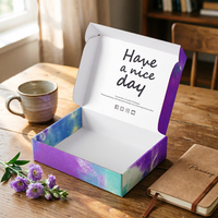 Cajas de Papel para Avión, Libros, Revistas y Paquetes de Envío, Personalizadas, con Laminado Brillante, Biodegradables y Hechas con Materiales Reciclados