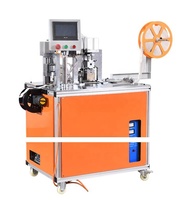 80x60 entièrement automatique ultrasons bande élastique sangle bande coupe et crochet et boucle couture soudage stratification Machine